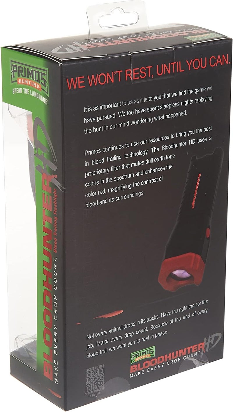 PRIMOS Hunting Bloodhunter HD - Blood Tracking Light for Hunting with Water Resistant Aluminum Body and Shadow-Free Beam - Image 5